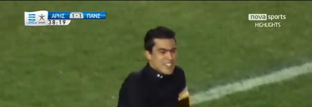 Otro gol de Nery Castillo con Aris Salónica Otro gol de Nery Castillo con Aris Salónica