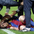 Las lesiones blaugranas fueron al 5X1 FOTO AFP