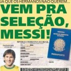 Messi visto como brasileño Messi visto como brasileño