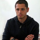 Chicharito durante el entrenamiento chiva Chicharito durante el entrenamiento chiva