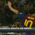 Messi provocando a Mou Messi provocando a Mou