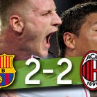CHAMPIONS LEAGUE | FC Barcelona 2-2 AC Milan