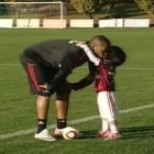Robinho y su hijo