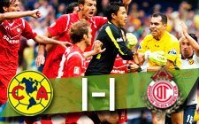 América 1-1 Toluca