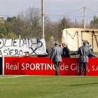 Protestas de hinchas del Sporting