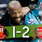 Sunderland 1-2 Arsenal