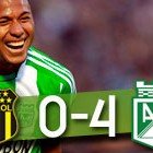 Peñarol 0-4 Atlético Nacional Peñarol 0-4 Atlético Nacional