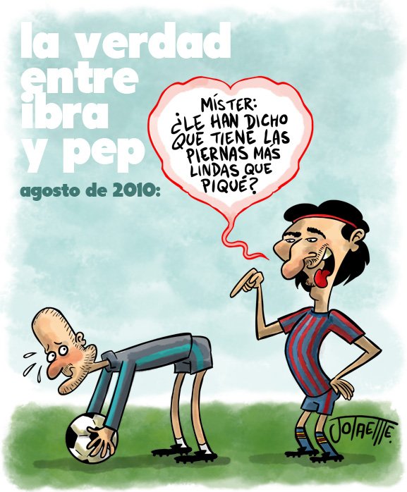 La verdad entre Ibra y Pep