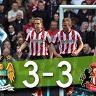 Manchester City 3-3 Sunderland Manchester City 3-3 Sunderland