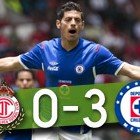 Toluca-Cruz Azul Vela festeja gol contra Toluca