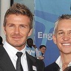 David Beckham y Gary Lineker David Beckham y Gary Lineker