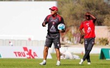 Tita en entrenamiento necaxista