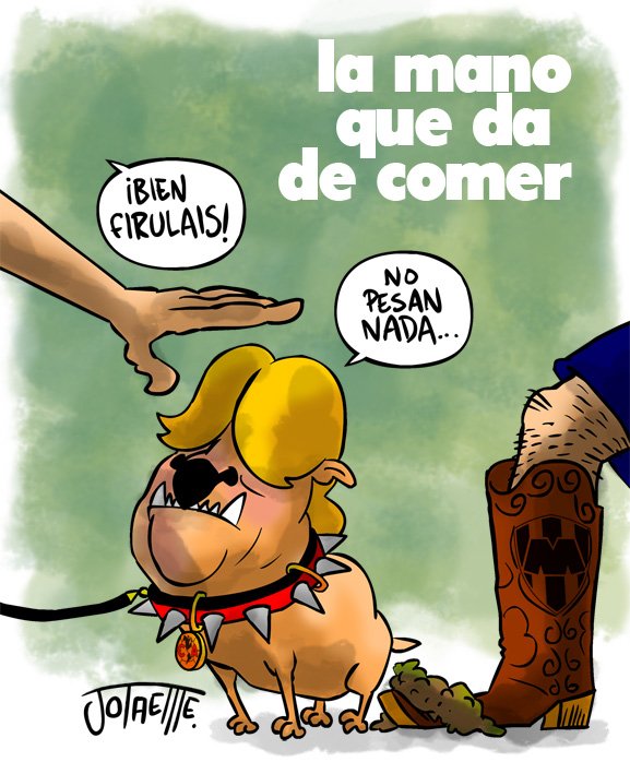 La mano que da de comer