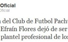 Pachuca despide a Flores