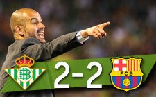 Pep dirige su ultimo partido de liga