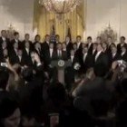 Obama recibe al Galaxy
