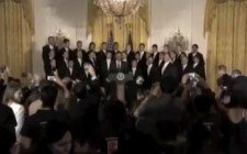 Obama recibe al Galaxy
