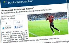 Guerrón interesa al América