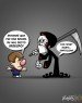 Bromean con la muerte de Messi