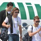 La selección italiana, previo a la final