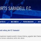 Ulises Davila al Sabadell