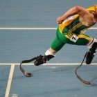 Oscar Pistorius Pistorius y sus protesis haran historia en Londres