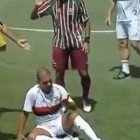 No importa si es en el Showbol un clásico es un un clásico y eso se pudo notar en el Flamengo contra Fluminense cuando Bruno le puso un tremendo golpazo a Djalminha.