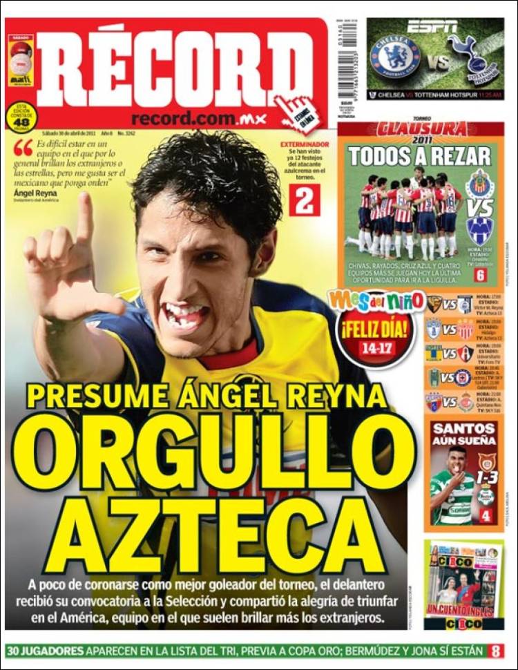 Portadas del sábado 30 de abril Futbol Sapiens