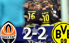 Shakhtar Donetsk 2-2 Borussia Dortmund