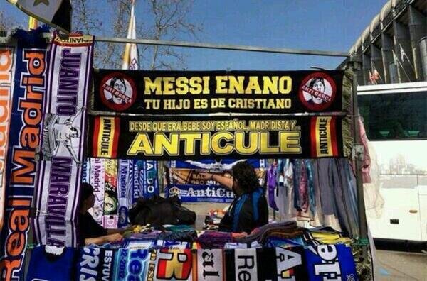 El clásico español en bufandas