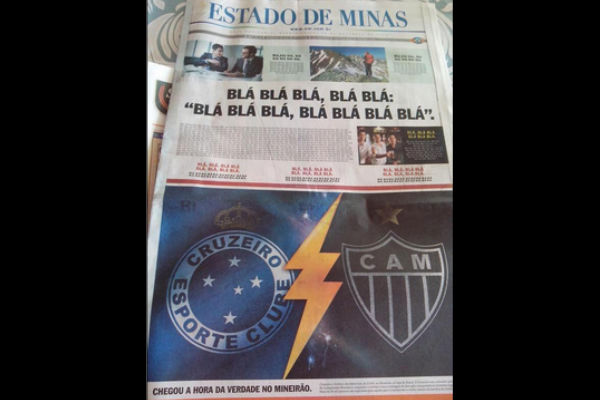 Periódico brasileño pone al futbol