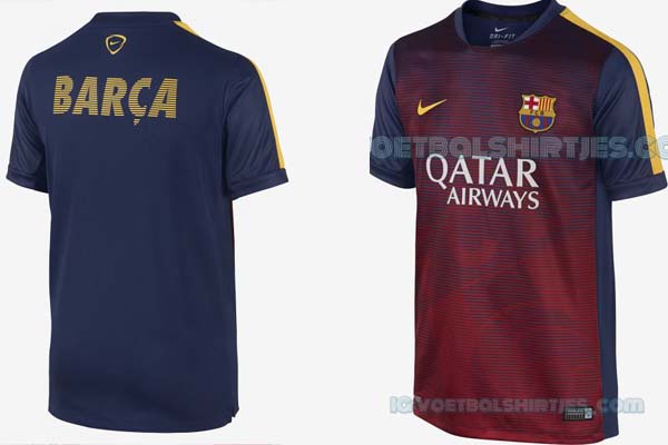playera entrenamiento barcelona