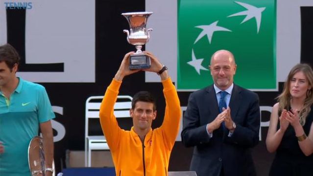 Djokovic ganó el masters de Roma Futbol Sapiens