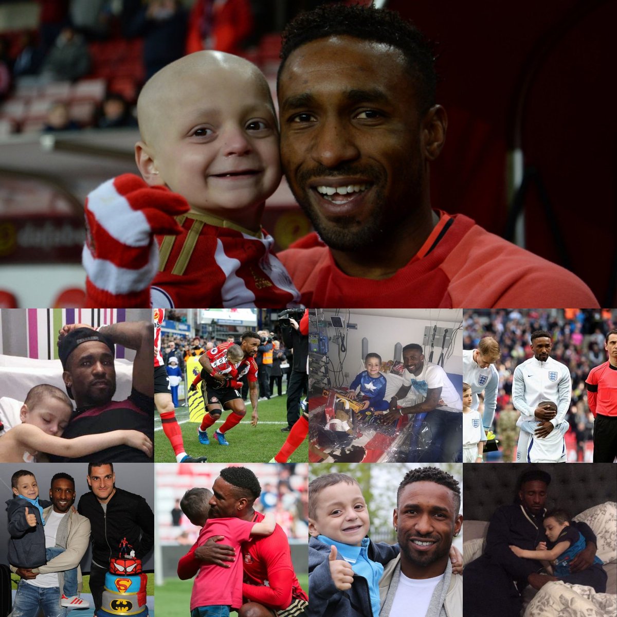 La emotiva carta de Defoe a su amigo Bradley Lowery