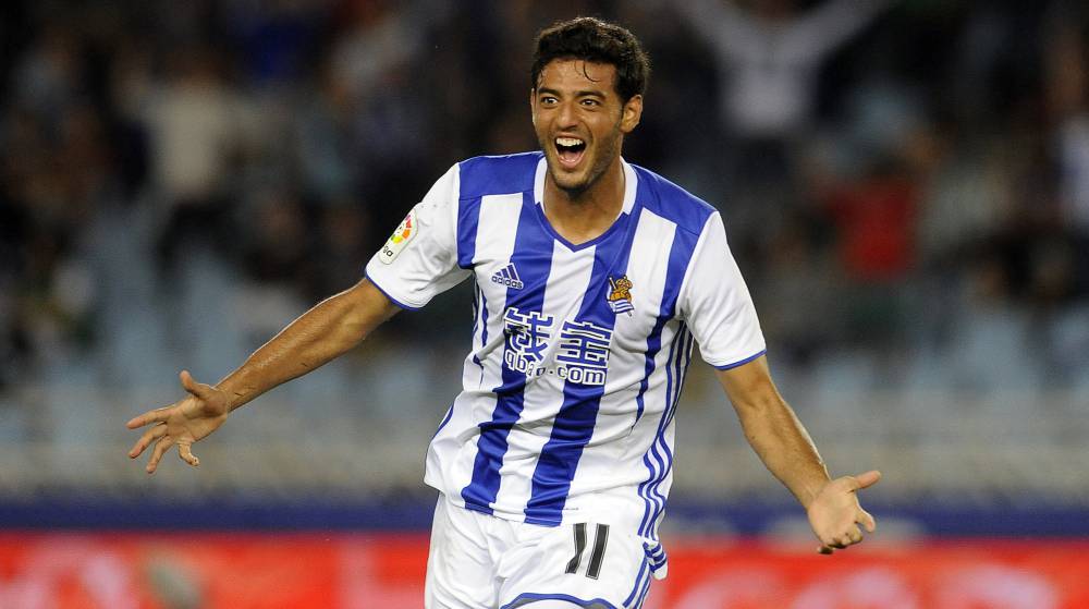 Carlos Vela volvió a la convocatoria de la Real Sociedad para la Liga