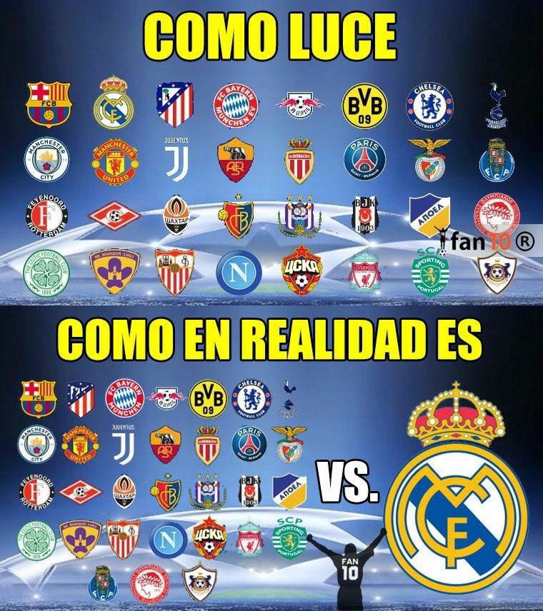 Los mejores memes de la primera jornada de Champions League