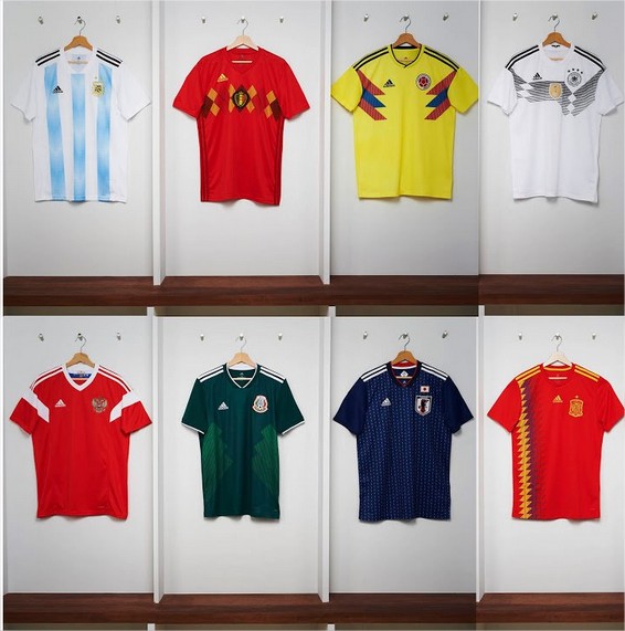 playeras adidas del mundial 2018