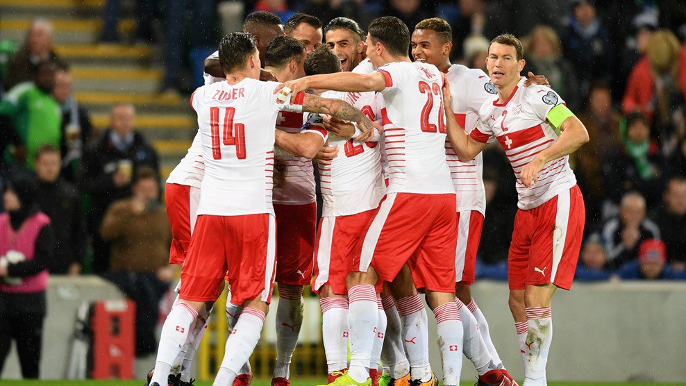 Suiza le ganó la ida del repechaje a Irlanda del Norte