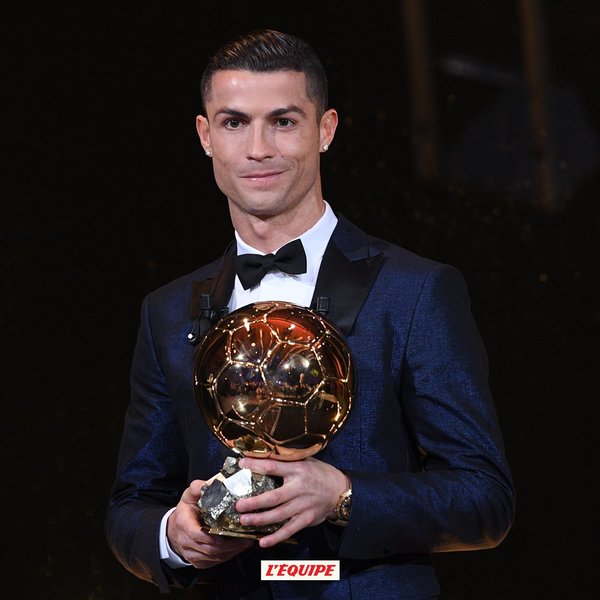 Cristiano Ronaldo obtiene el Balón de Oro 2017