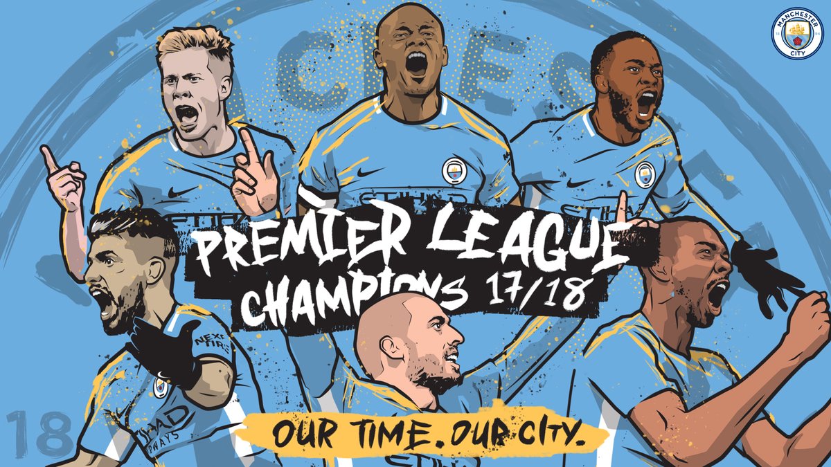 El City proclamó campeón Premier League
