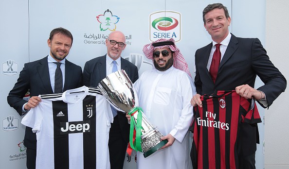 Supercopa italiana se jugará en el mes de enero en Arabia Saudita