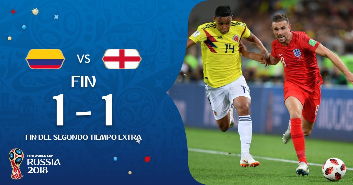 Inglaterra dio cuenta de Colombia en los penales Futbol Sapiens
