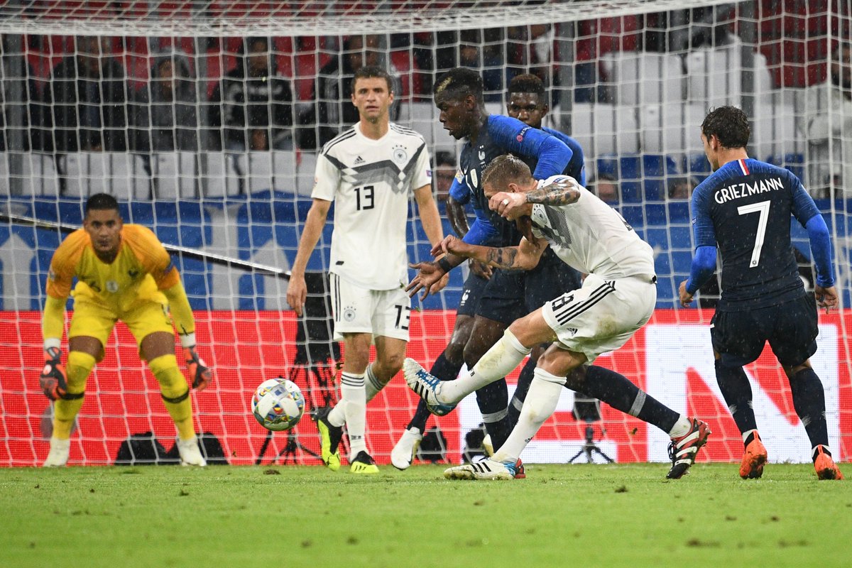 Alemania y Francia igualaron en la UEFA Nations League