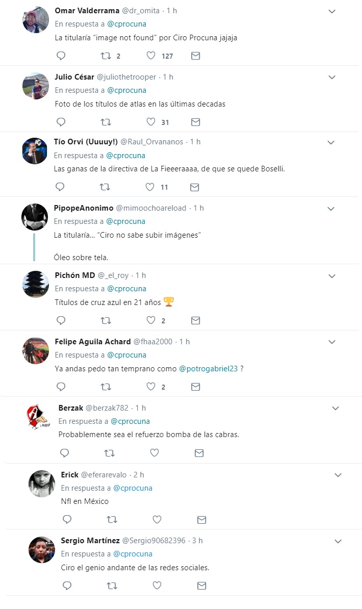 Trolleo a Ciro Procuna |Twitter Trolleo a Ciro Procuna |Twitter