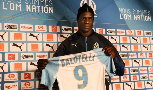 Balotelli llega a Marsella Balotelli llega a Marsella