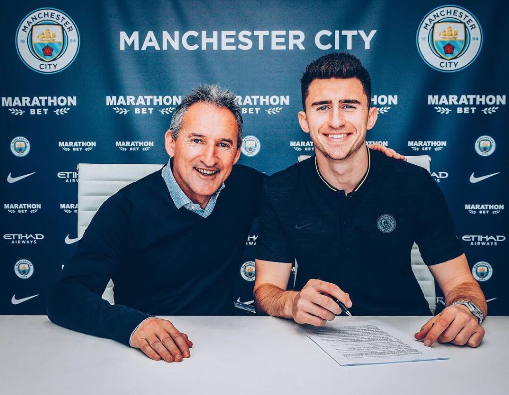 Laporte extendió su contrato con el Manchester City