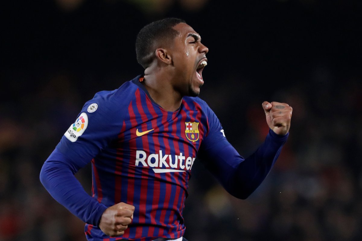 Malcom rescató al Barcelona en Camp Nou Malcom rescató al Barcelona en Camp Nou