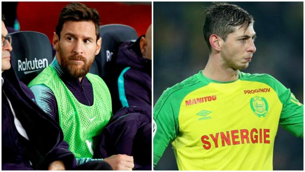 Messi le da un último adiós a Emiliano Sala