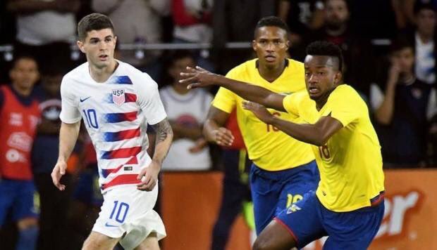 Estados Unidos no convenció y derrotó a Ecuador por la mínima Estados Unidos no convenció y derrotó a Ecuador por la mínima