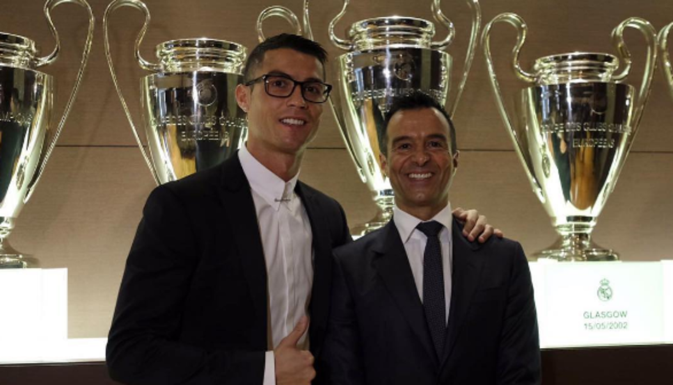 Mendes: ''Sin Cristiano, el Real Madrid no habría ganado tantas Champions''